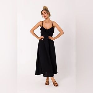TAMMY MARS BLK STRAP MAXI SZ M